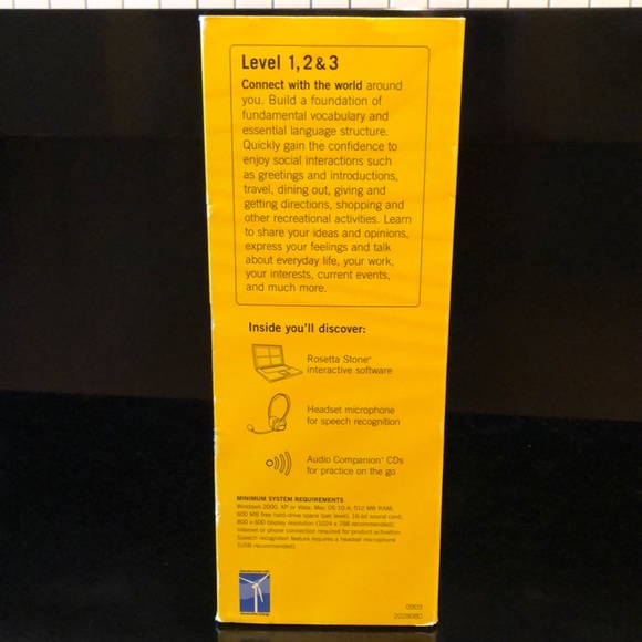 Rosetta Stone- Chinese Mandarin-New condition - Picture 3 of 4